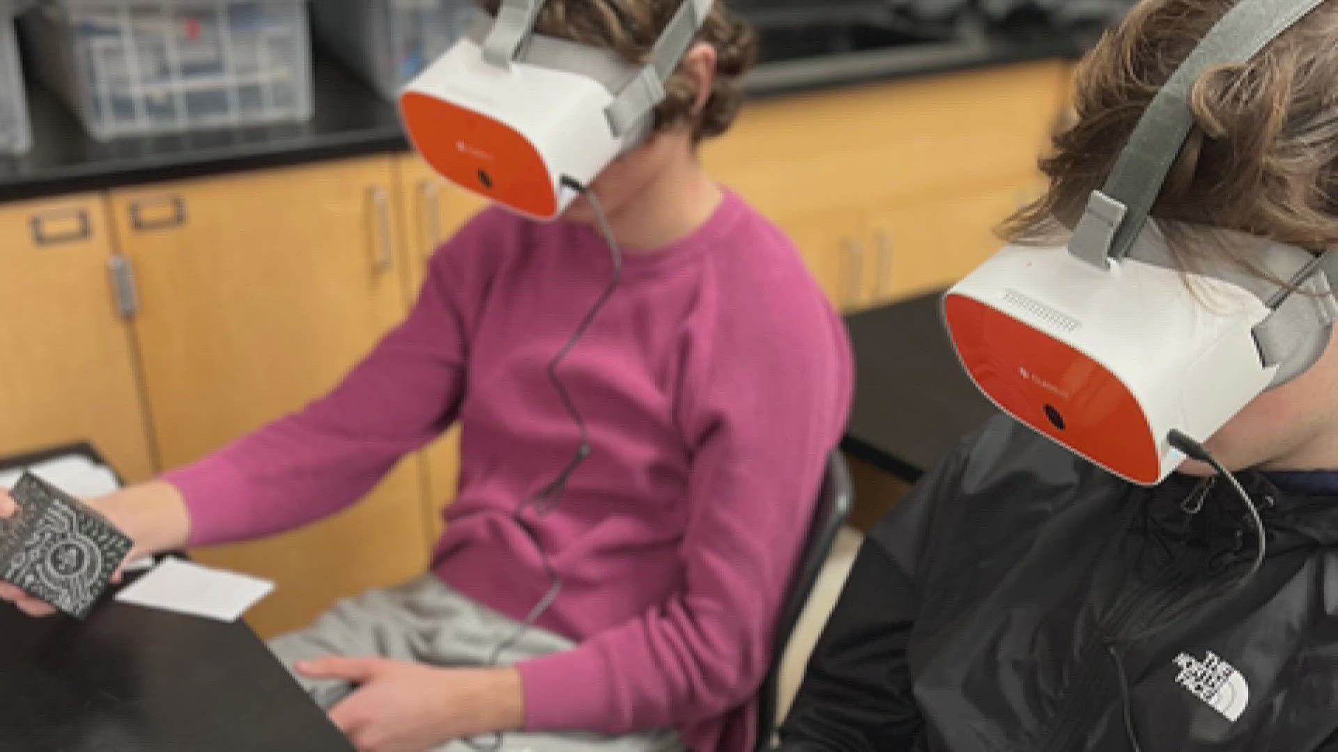 The Augusta School Department used 30 virtual reality headsets this school year to provide innovative options for students to explore the world around them.