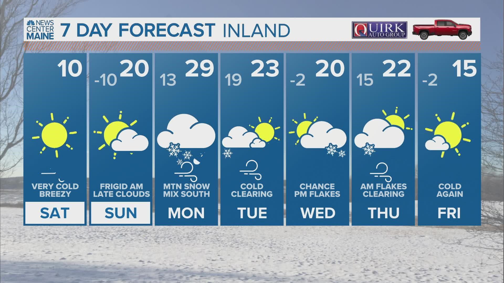 NEWS CENTER Maine Weather Video Forecast 01.15.22 Updated 6:30am