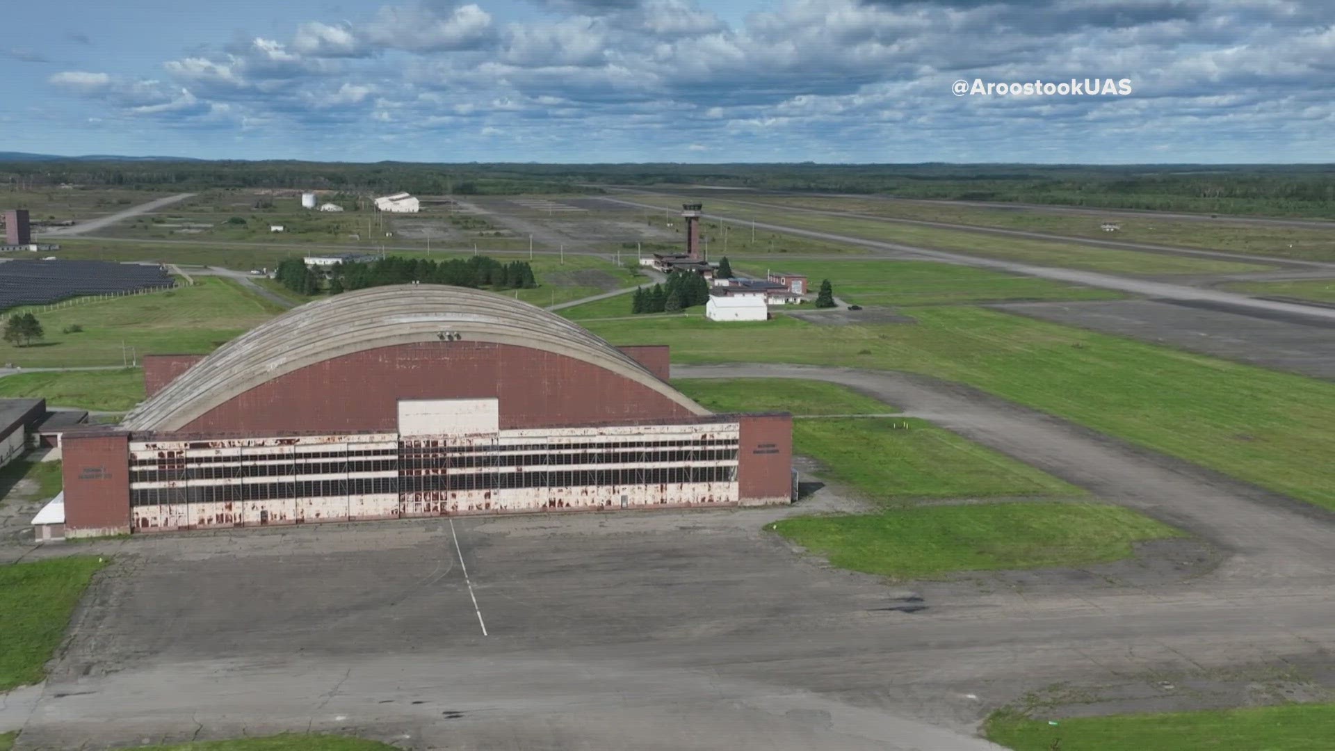 The famous Arch Hangar is one of only two arch-style military airport hangars in the U.S.