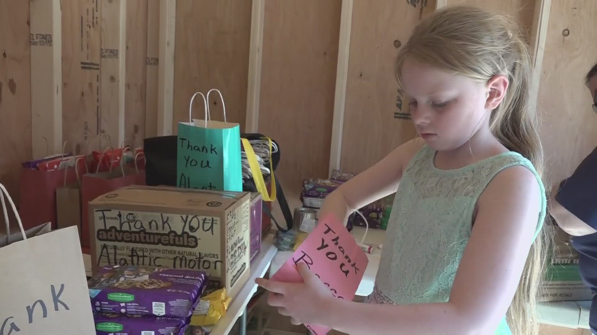 Liliana Osnoe, 8, has sold more than 2,500 boxes of cookies this year.