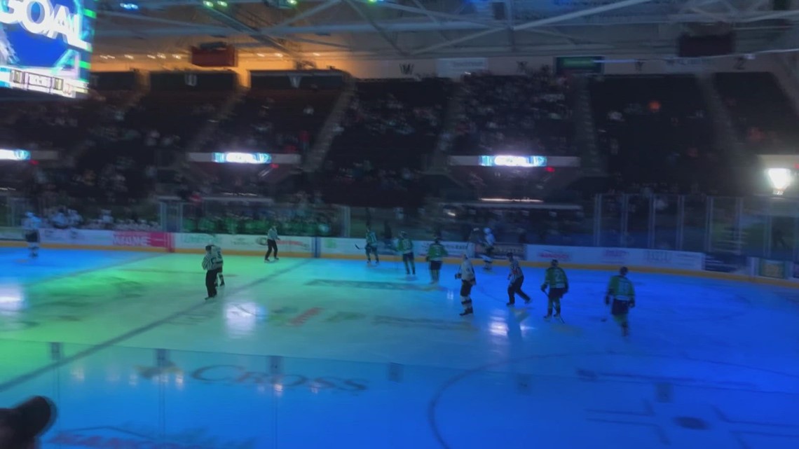 Maine Mariners play morning game for Education Day