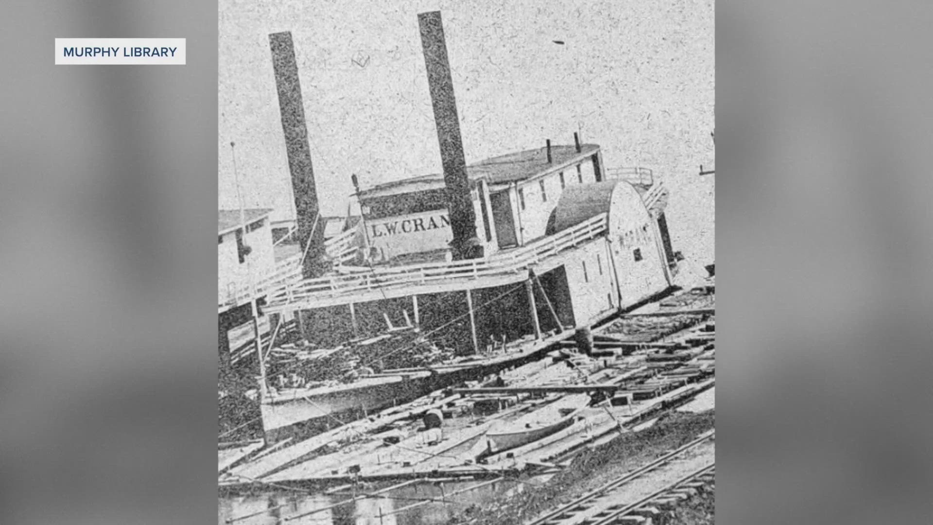 The wreck was found by accident when maritime specialists were surveying that section of the river. 