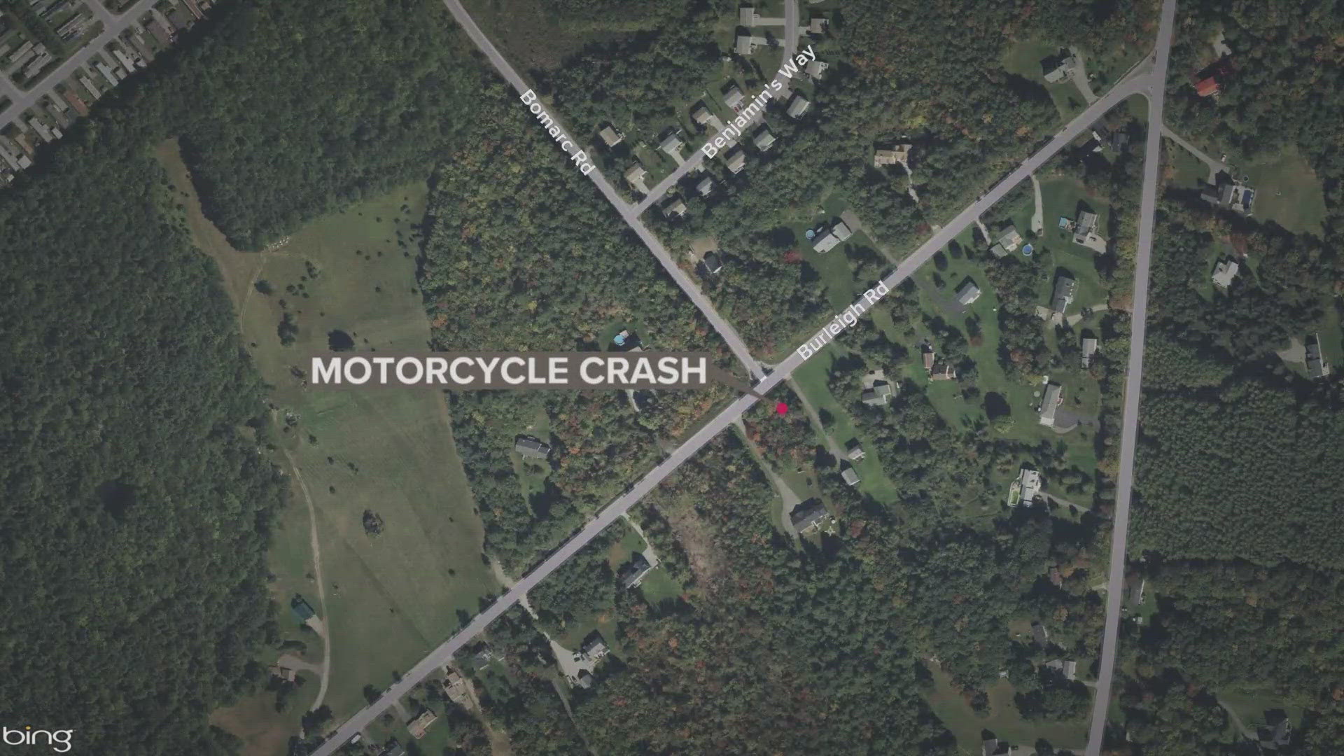 Police said Joshua Tidwell of Old Town was riding his motorcycle when the crash happened Friday afternoon at the intersection of Burleigh and Bomarc roads. 