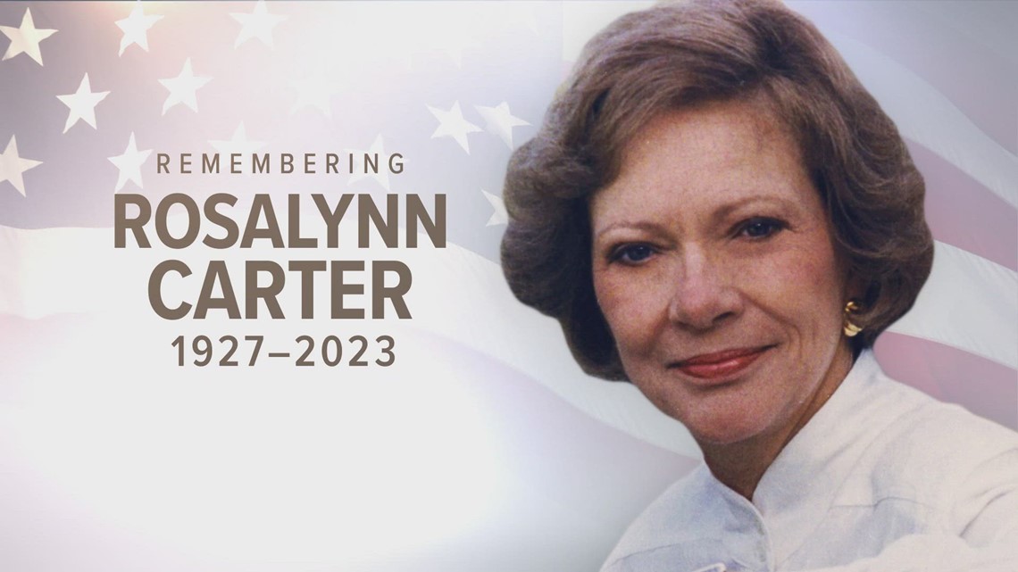 Memorial service set to happen today former First Lady Roslyn Carter