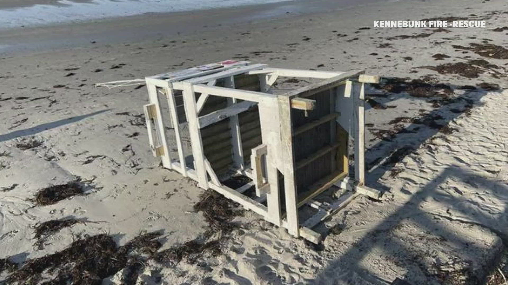 Lifeguards are having to watch from the seawall instead of the now "unsafe" elevated platforms, which puts the public at a higher risk.