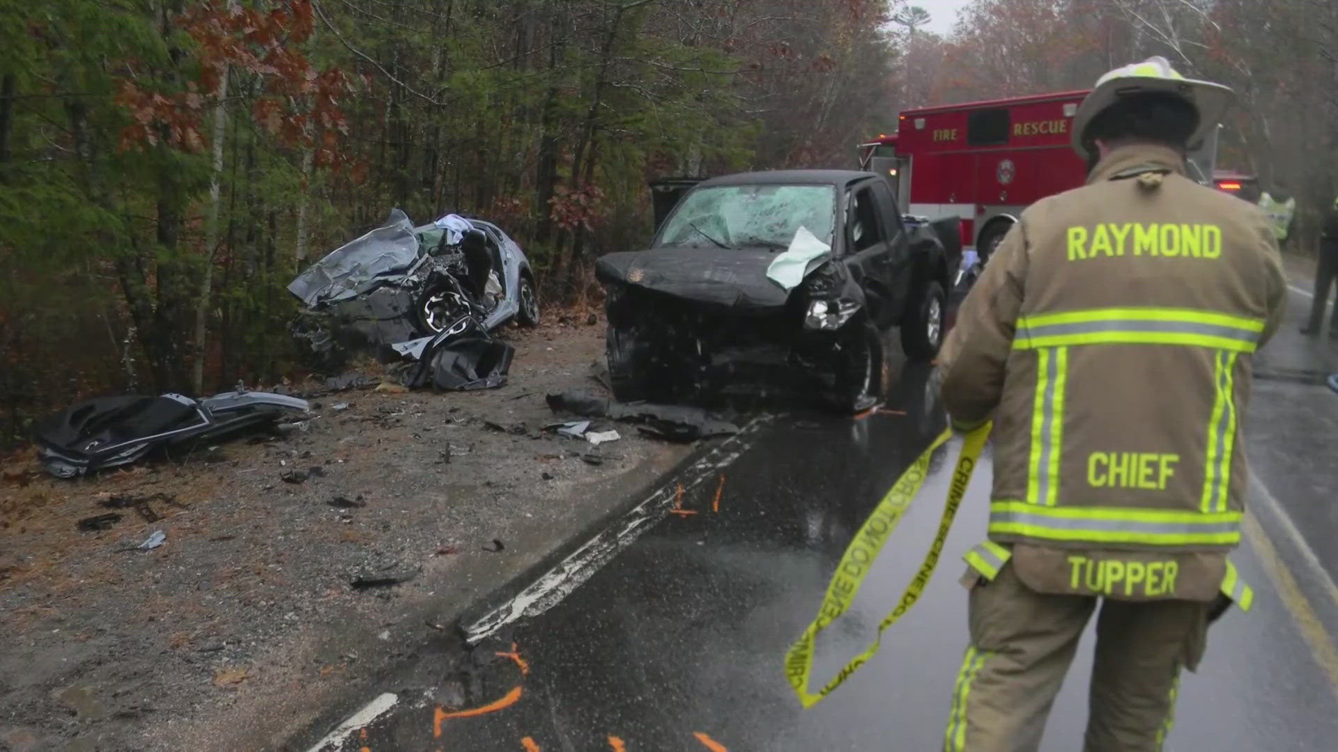 Egypt Road has since reopened after crews blocked off both ends for several hours while they responded to the crash. 