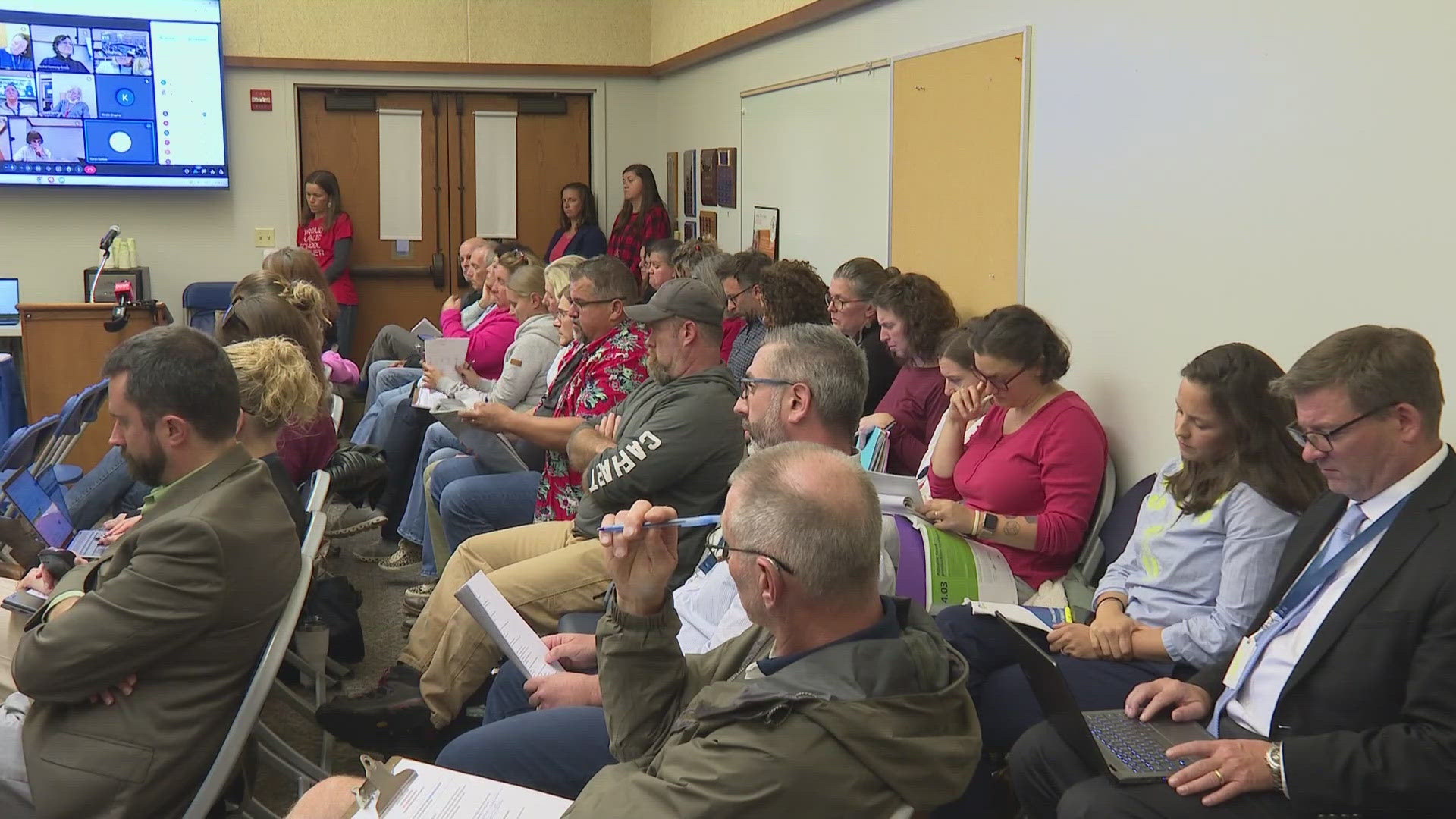 The RSU 21 school board says it was a mutual decision. 
