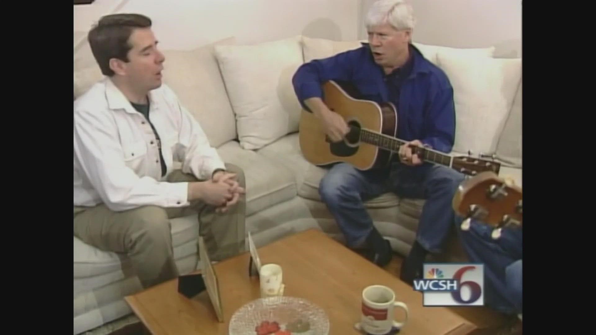 In 2000, NEWS CENTER Maine put out a series of reports where the news anchors tried to live out their dream jobs. Pat Callaghan joined a band.