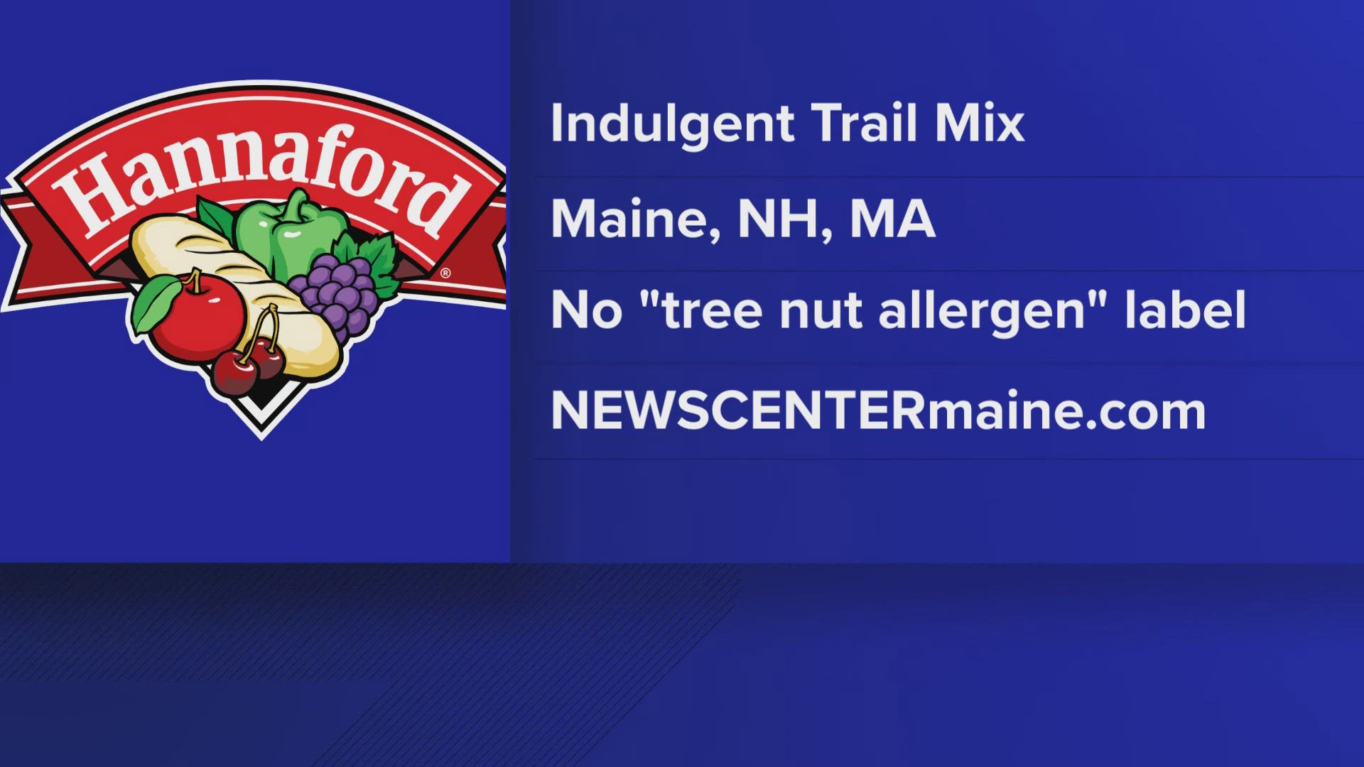 Due to mislabeling, the supermarket has recalled the item in some Maine, New Hampshire, and Massachusetts locations.