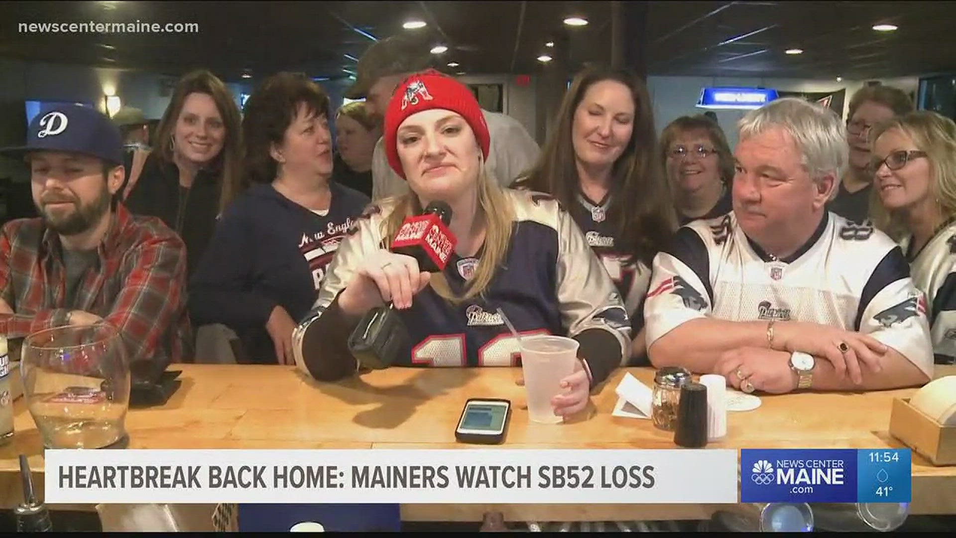 From Wells to Calais, in sports bars and living rooms, the settings were different at Super Bowl watch parties across Maine, but the emotions felt by Patriots fans were much the same