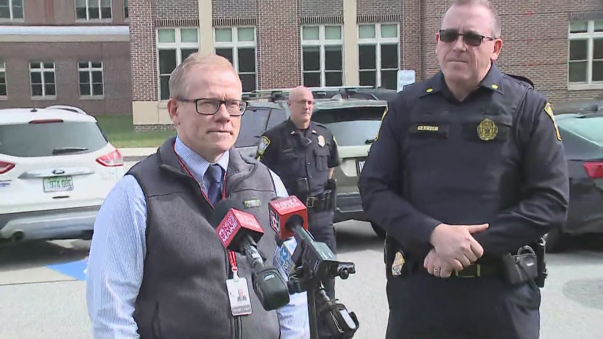 Police and school officials shared updates with the public at 11 a.m. Friday, when the lockdown had been lifted.