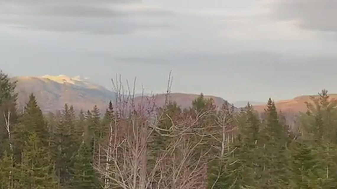 From Bigelow Mountain Crocker Mountains Black Noble Quail Hill in