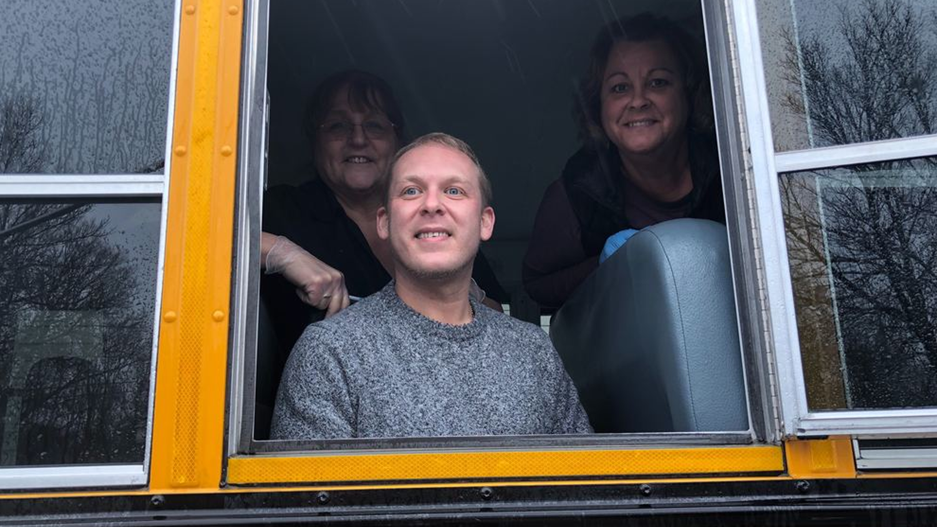 Thanks to the bus drivers of MSAD 75, kids can still enjoy their school meals.