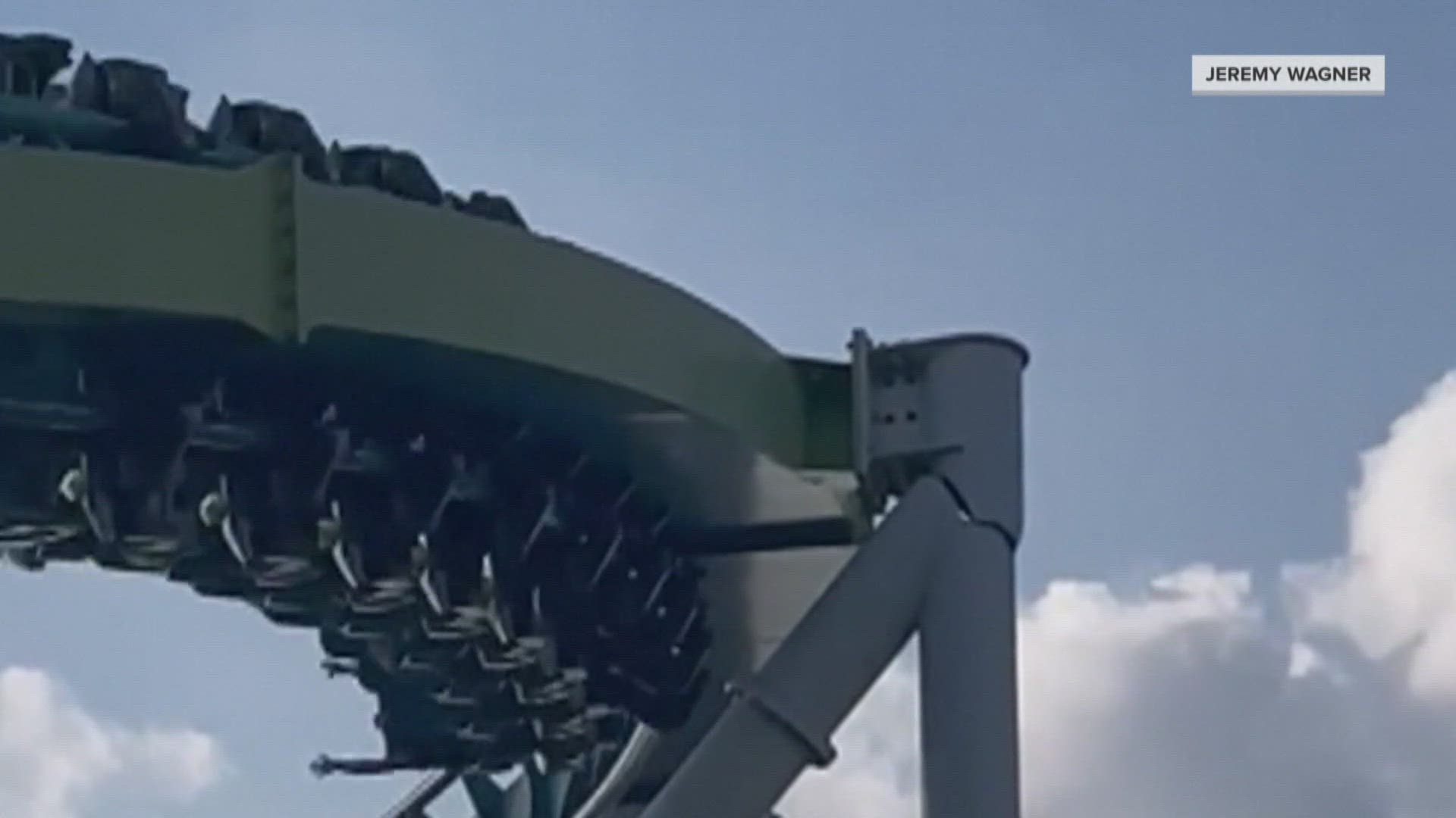 Major crack on roller coaster spotted at North Carolina amusement park