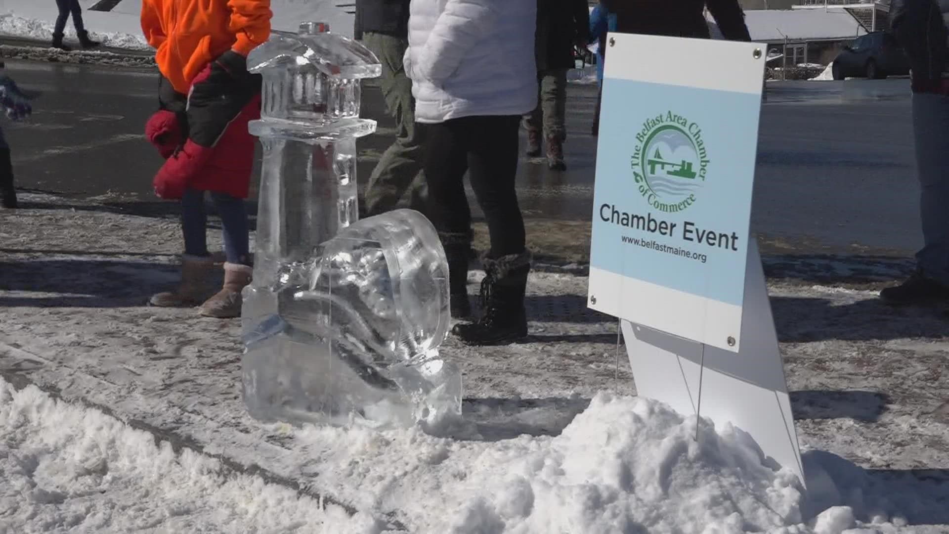 Organizers said this year's event is bigger and better than last year, including more ice sculptures and businesses participating.
