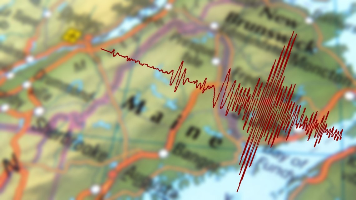 An earthquake struck the town of Dedham early Saturday morning