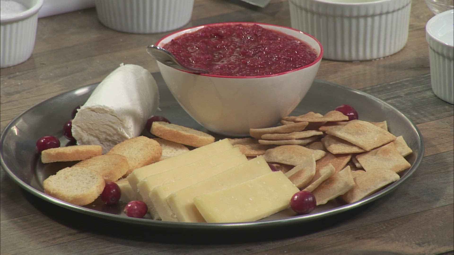 Cookbook author Vanessa Seder joins us in the kitchen to share a recipe that combing New England cranberries with chili’s from the Southwest.