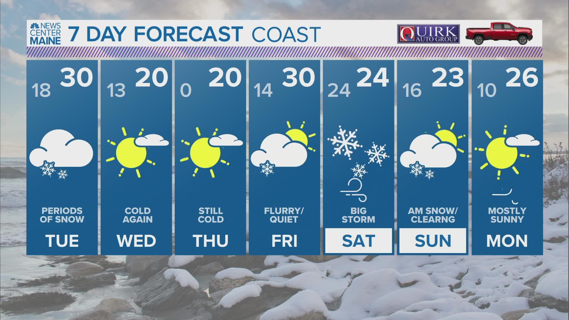 NEWS CENTER Maine Weather Video Forecast