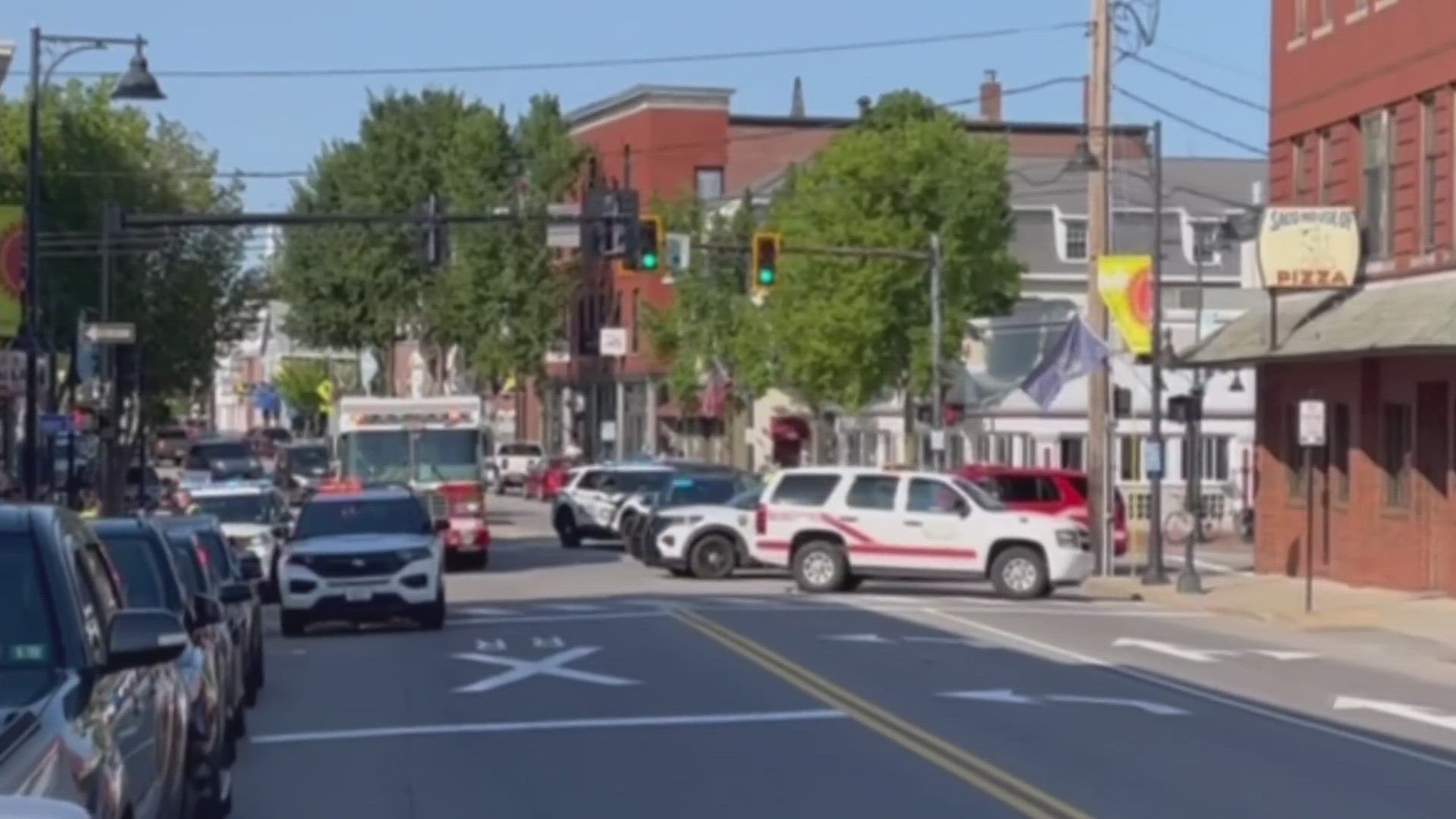 The intersection of Main and Water Streets was closed for several hours.