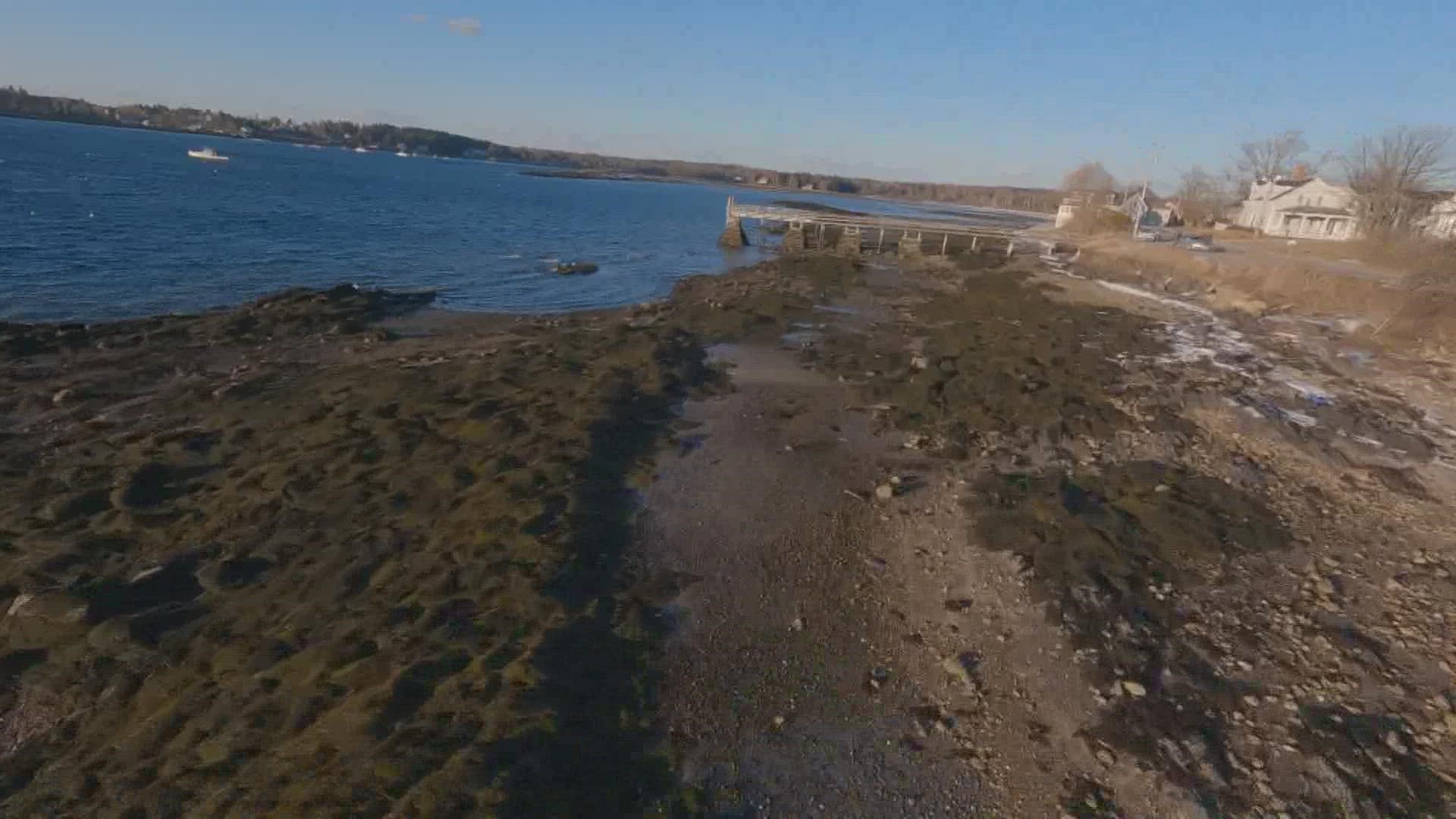 The group designs infrastructure improvements, as NOAA predicts up to 12" of sea-level rise on Maine's coast.