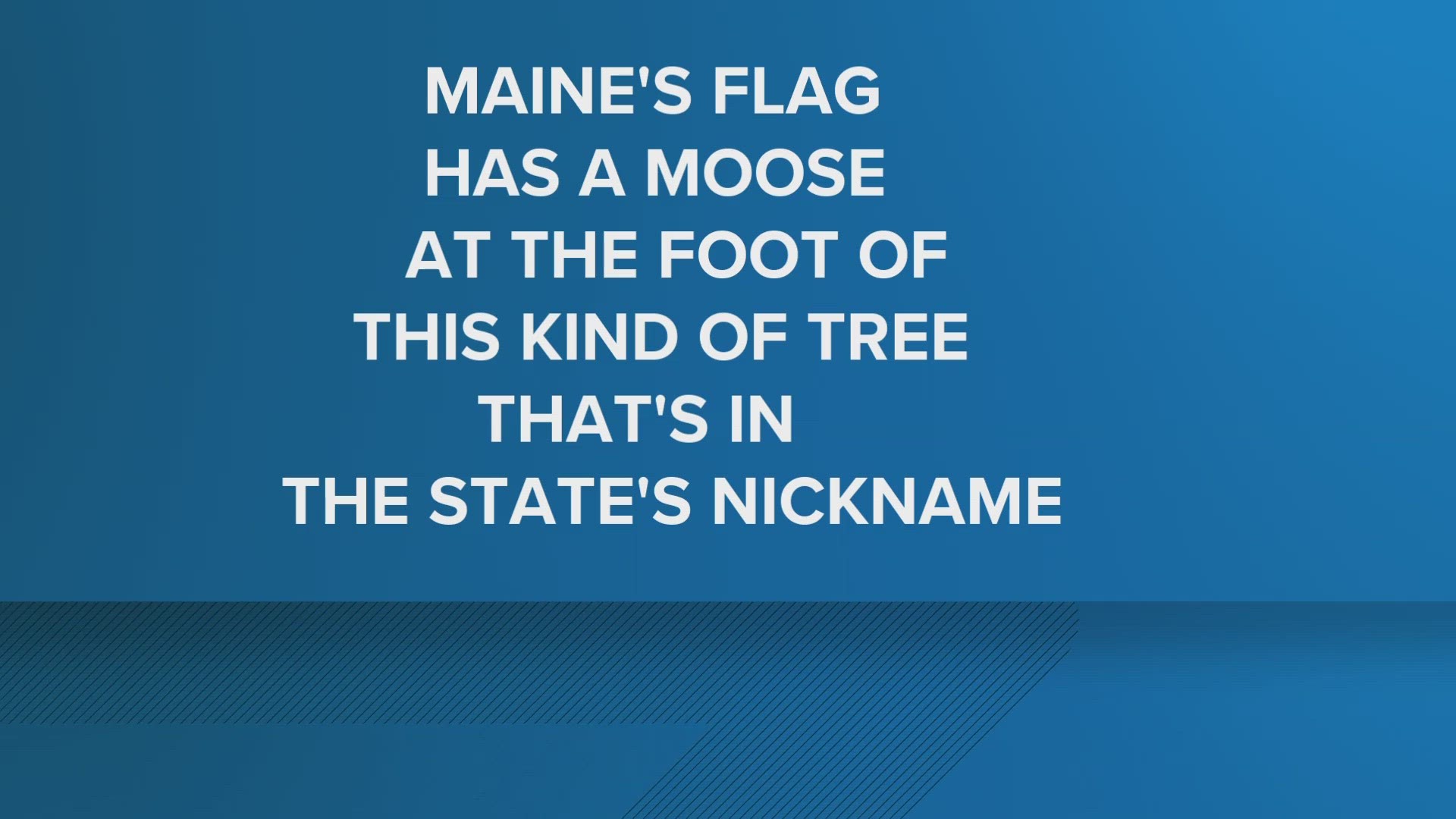 The question was in the "Moose-ellaneous" category, and none of Monday's contestants took a stab at it.