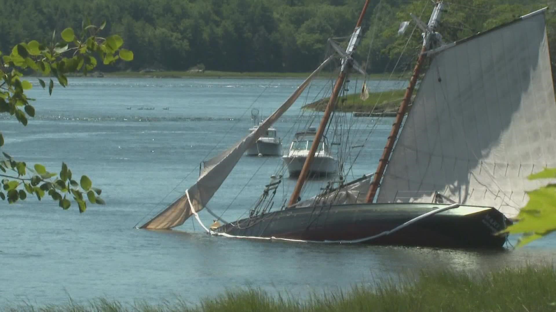 A settlement hearing is scheduled for Wednesday in the capsizing of the Mary E Schooner last summer.