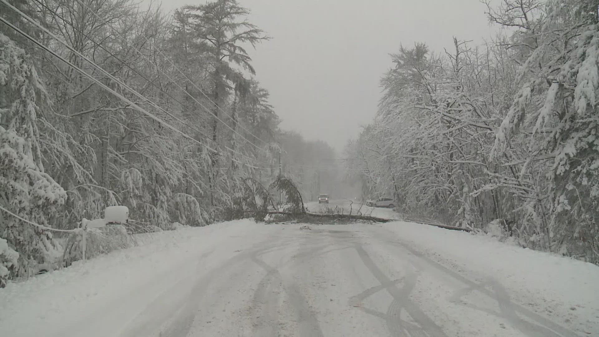 Maine's largest metropolitan community was mostly in the dark during widespread outages from the Thursday storm.