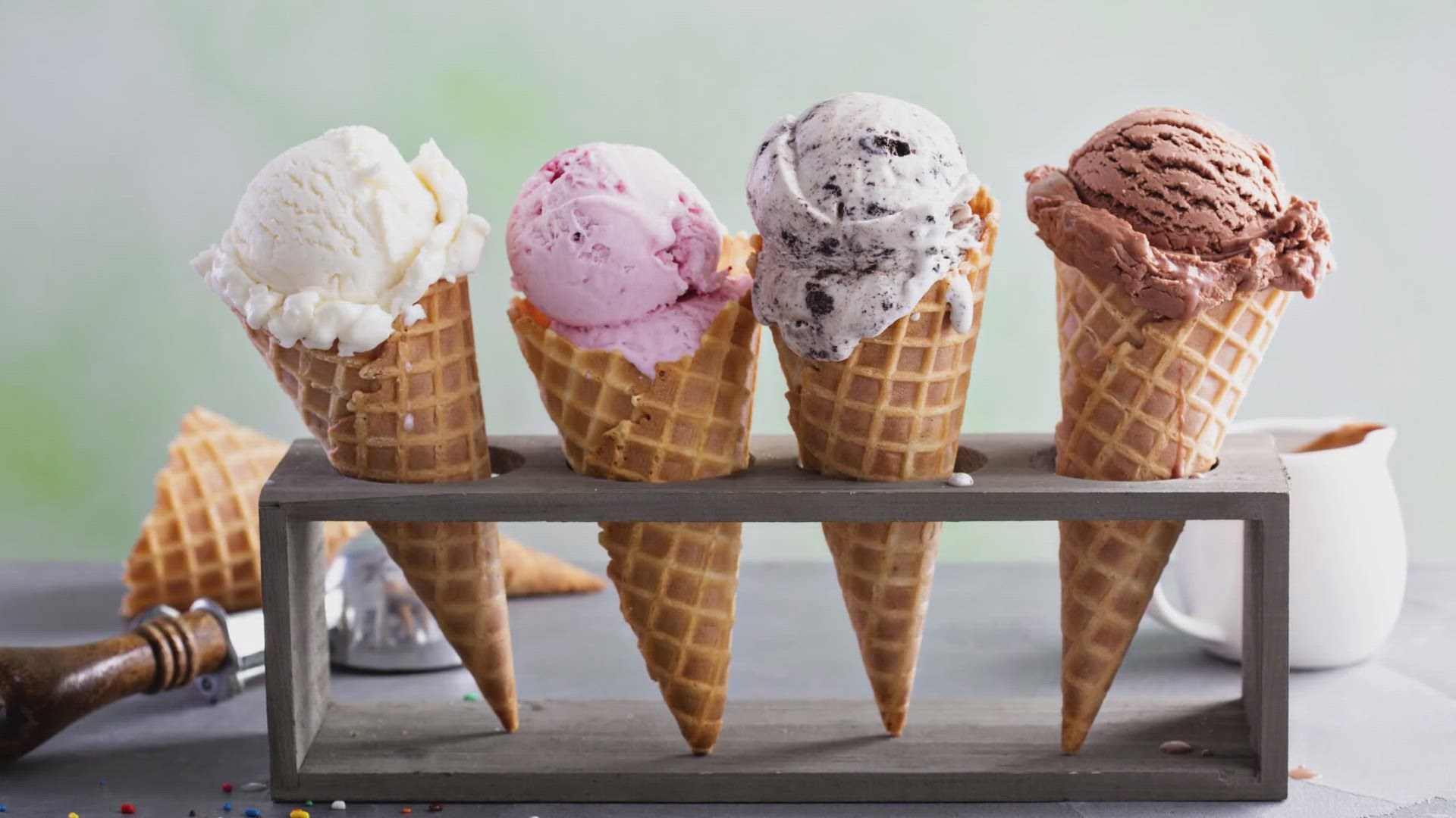 Several Maine ice cream shops offer free ice cream scoop to any child who can recite the Pledge of Allegiance in celebration of Independence Day.