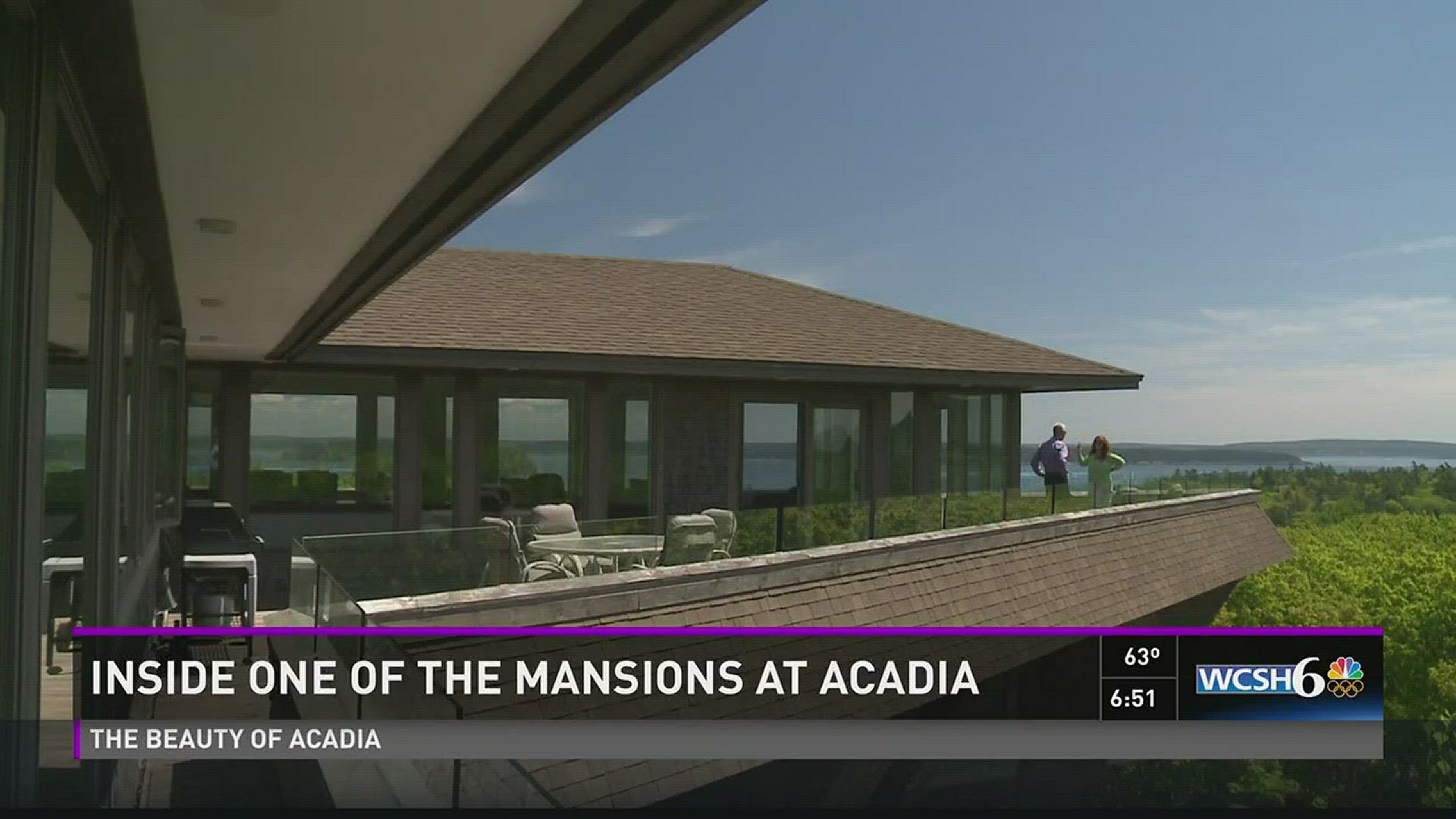 Inside one of the mansions at Acadia