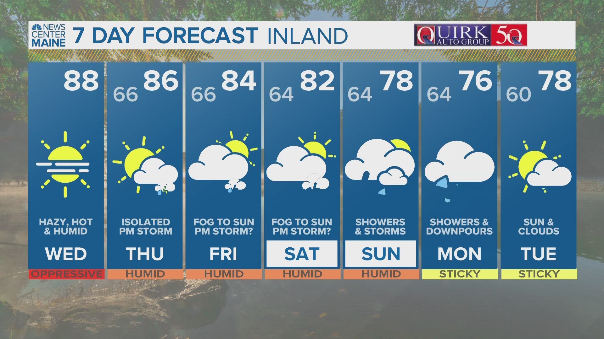 NEWS CENTER Maine Weather Video Forecast: UPDATE Wednesday, September 6, 2023. 6:30 am