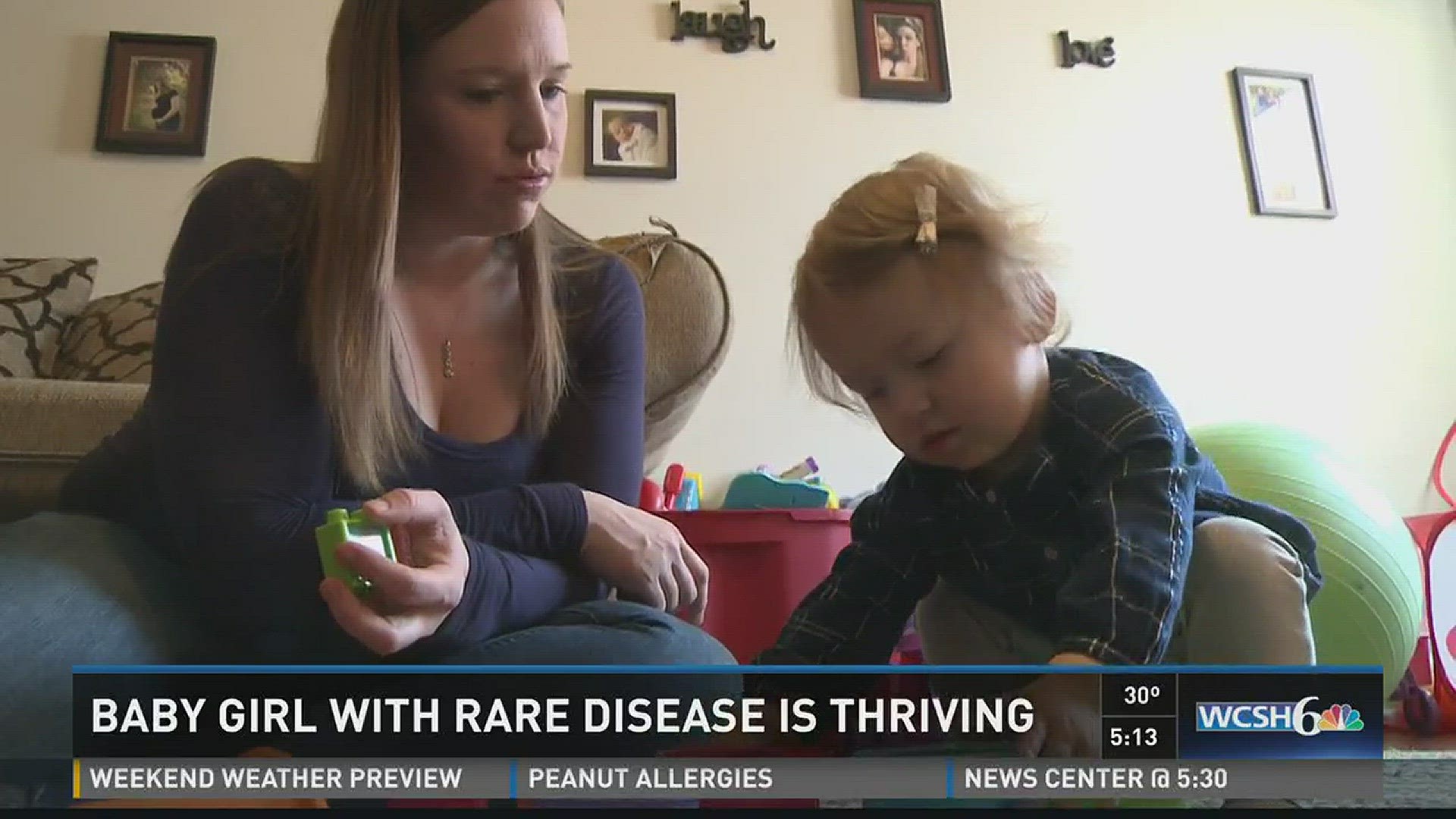 Maine girl is thriving regardless of rare disease.