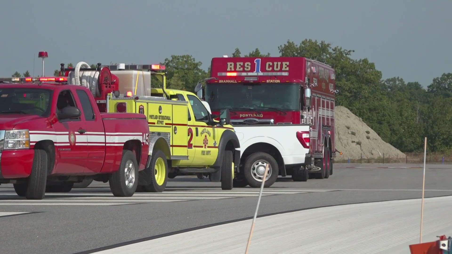 The drill is required every three years by the Federal Aviation Administration and brings in local, state, and federal agencies to respond.