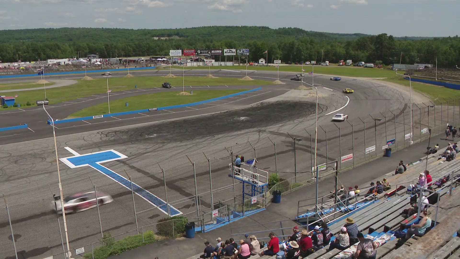 One way Mainers are celebrating America this Fourth of July week is at a new event at the Oxford Plains Speedway.