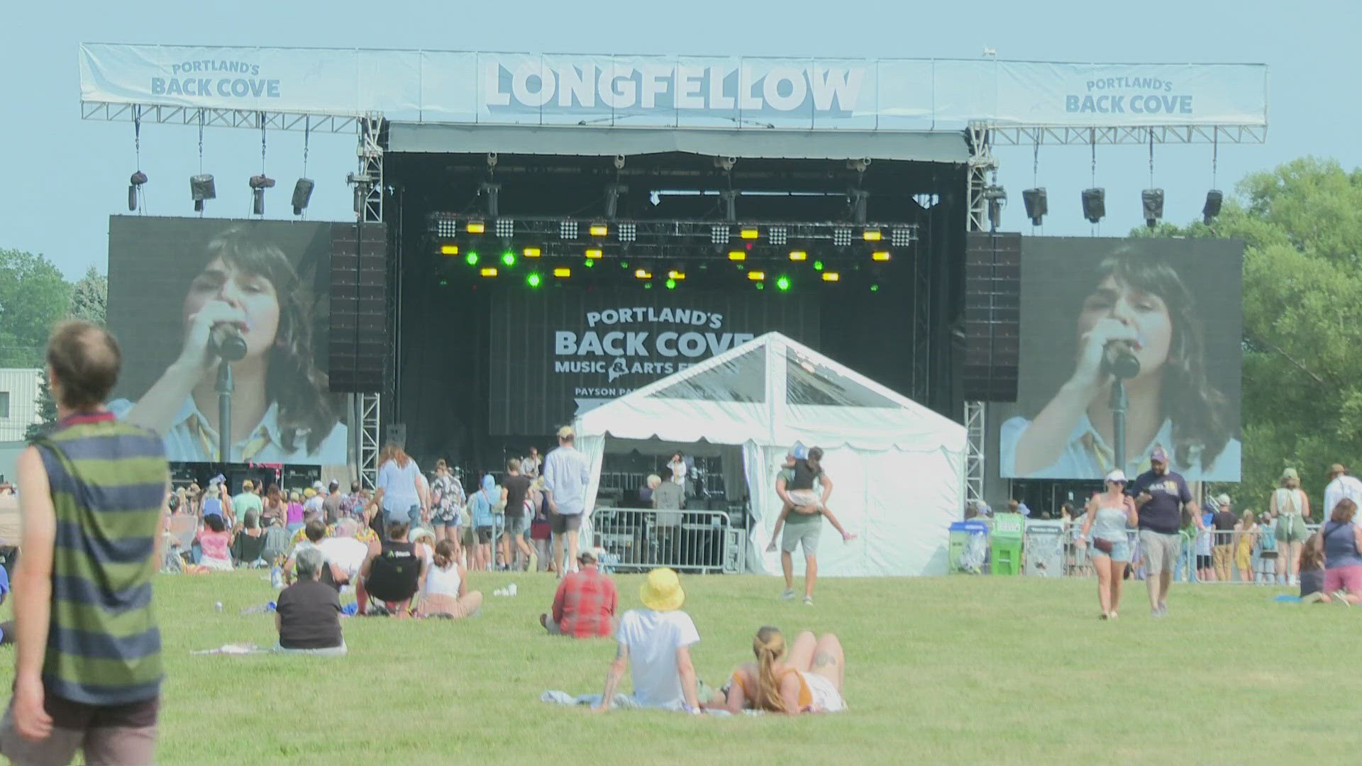 Back Cove fest producers are breaking things down today at Payson Park in Portland after what many say was a successful weekend.