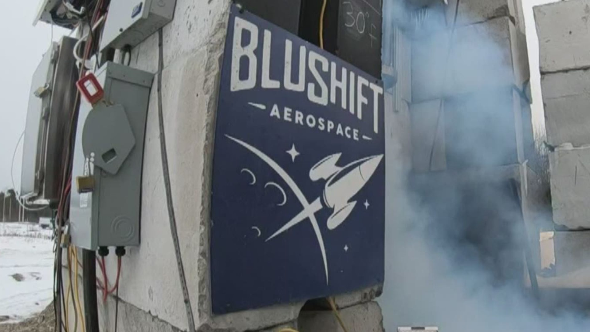 BluShift aerospace tests larger rocket engine.
