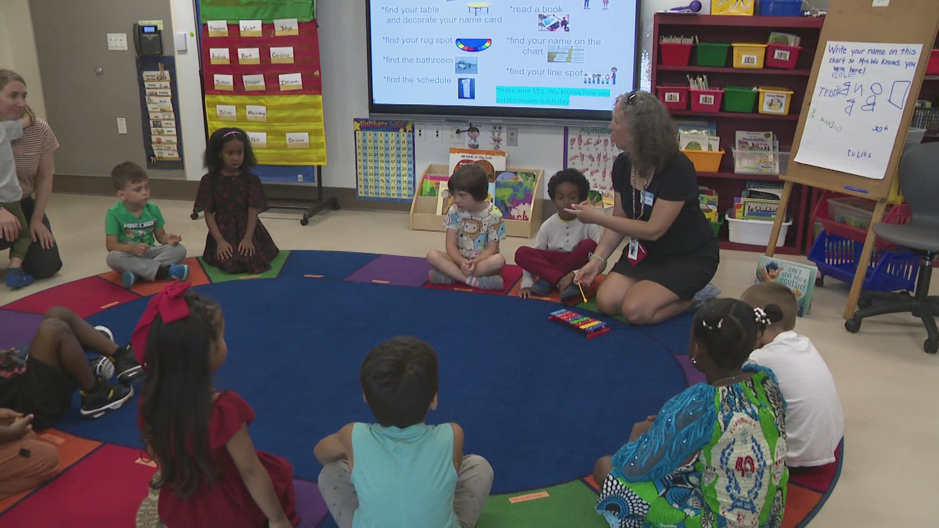 Reiche Elementary, which is part of Portland's public school system, offered a practice first day to help kids feel a bit more prepared to start school.