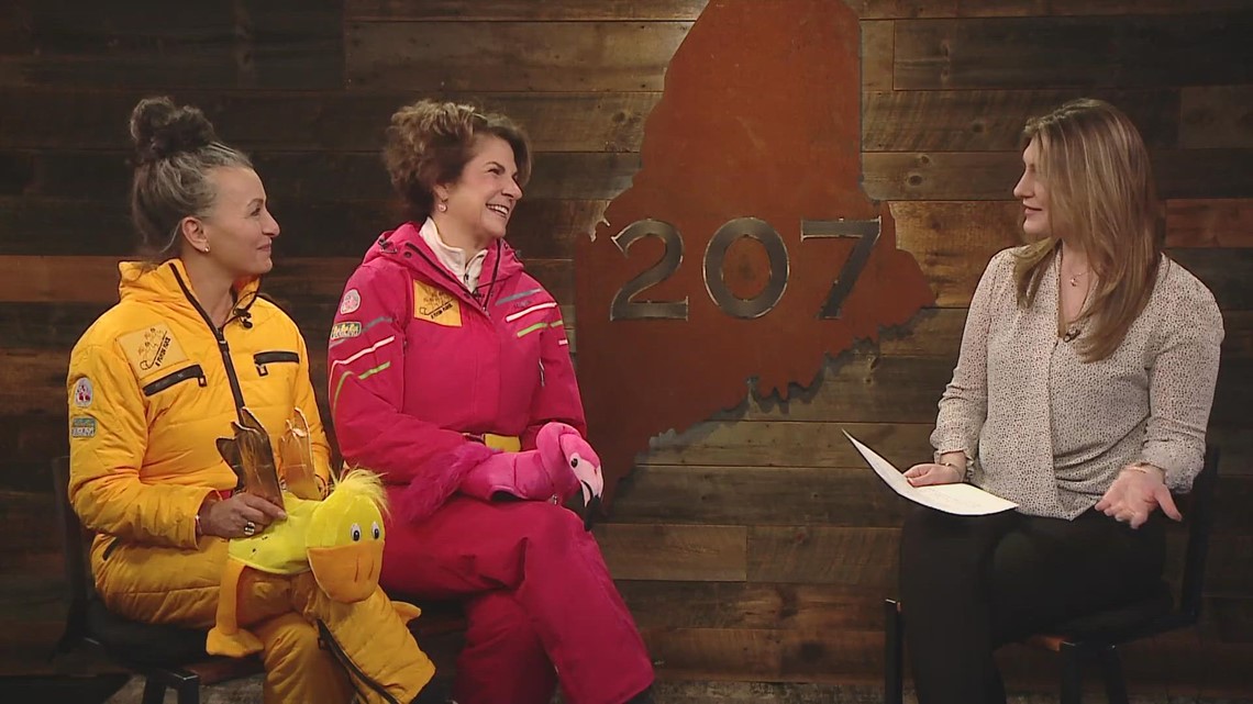All-female toboggan racing team raising money for Maine teens ...