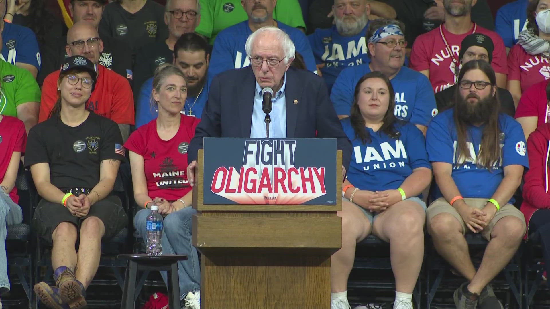 Bernie Sanders endorses Graham Platner, Troy Jackson at Portland rally ...