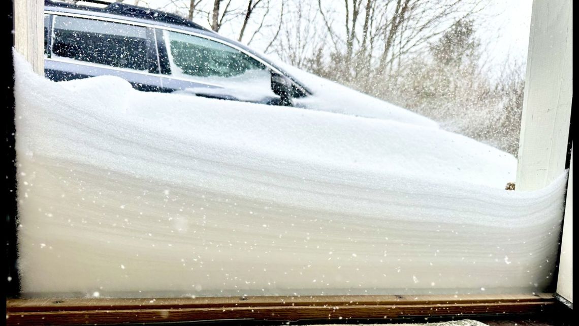 Snowfall totals so far across Maine, New Hampshire