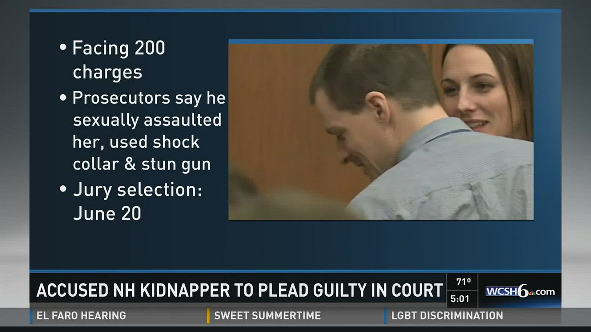 NH man expected to change kidnapping plea to guilty.