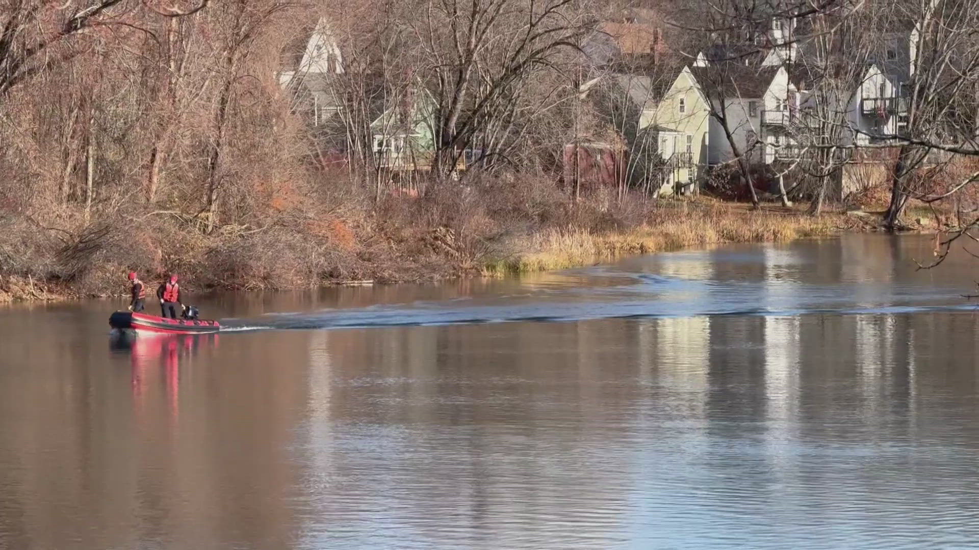 Emergency officials responded Friday morning to an area in Westbrook just off Knight Street following a report about a fuel spill.