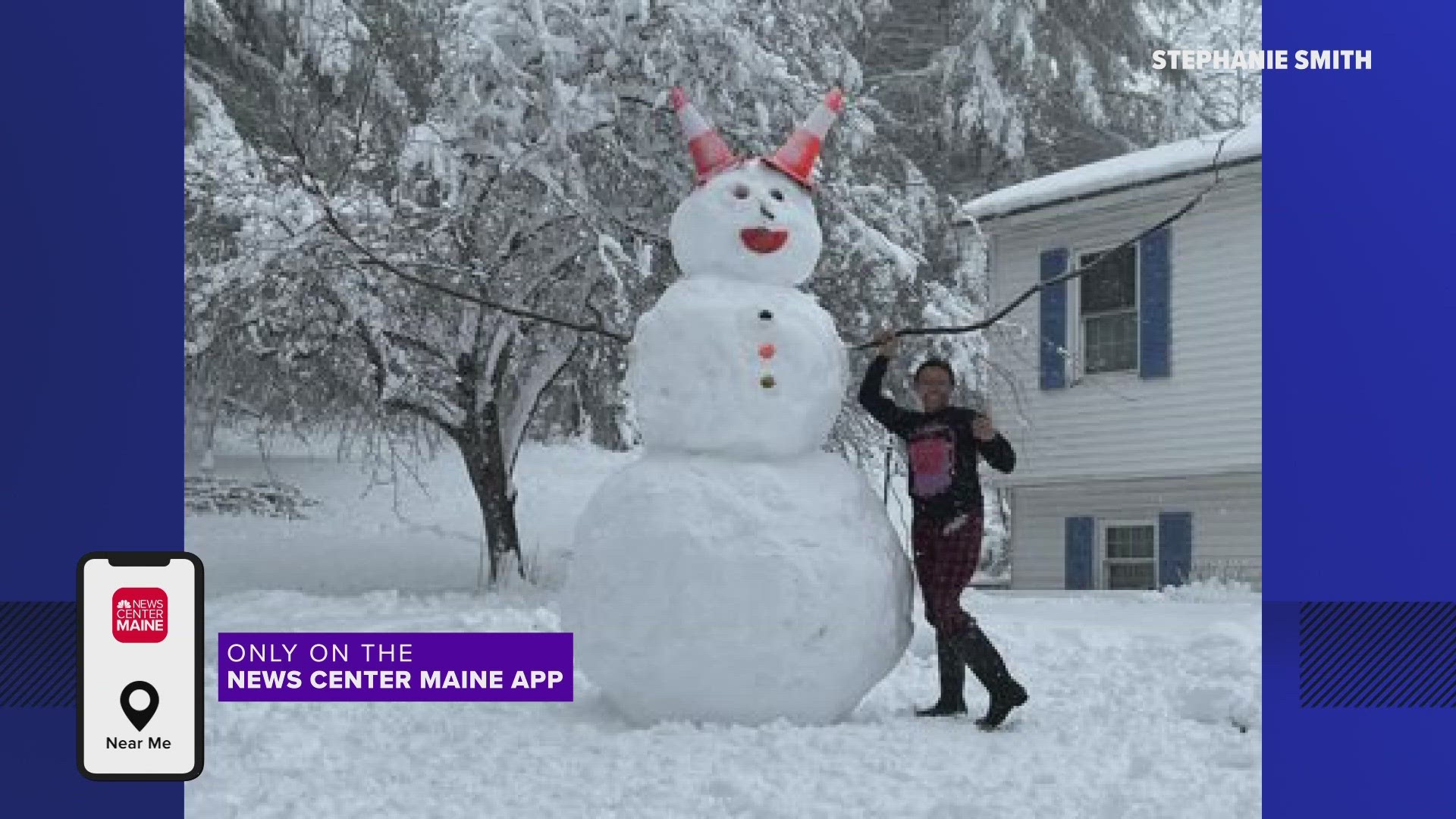 Many viewers took in the snowy sight on Thursday, and shared it with us.