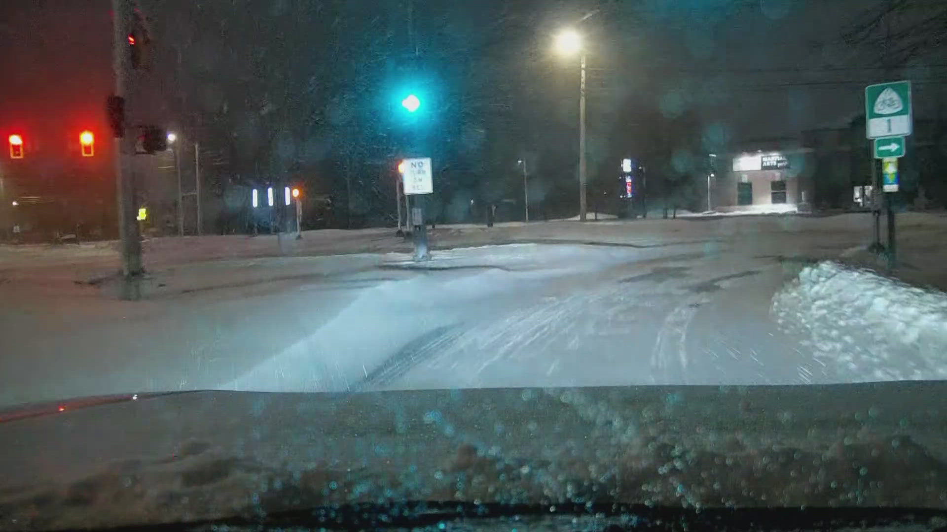 STORM CENTER: Road conditions worsen late Sunday night in southern ...