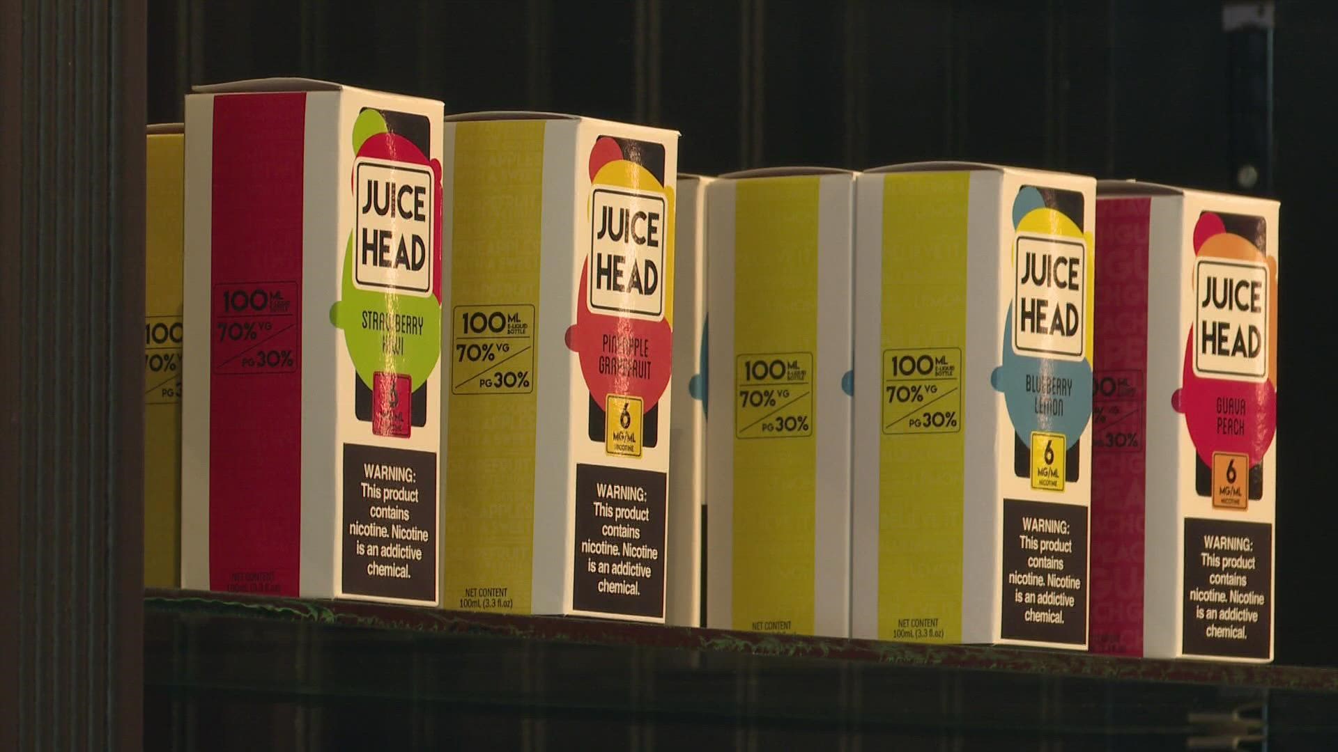 City councilors voted 6 to 1 Monday night to ban the sale of flavored tobacco products.