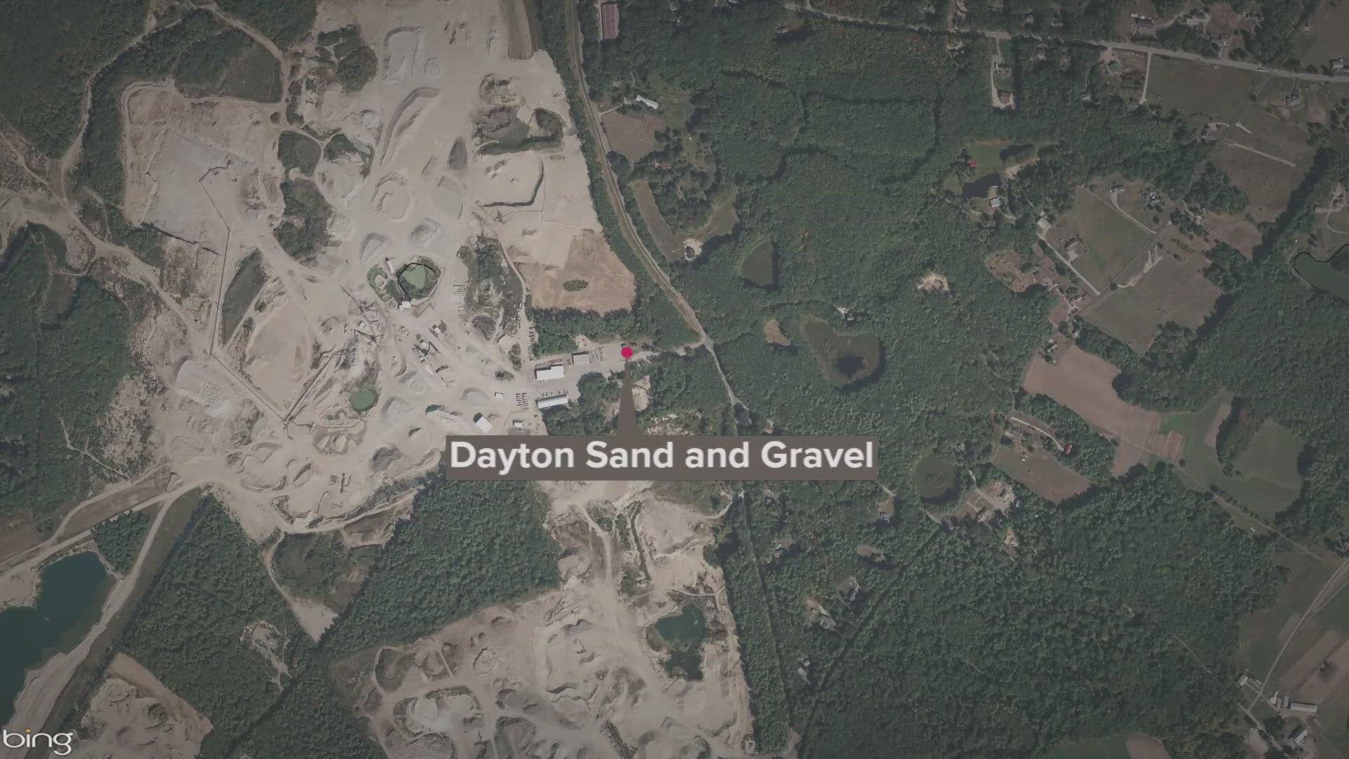 Maine State Police and OSHA are investigating the incident at Dayton Sand and Gravel on Monday.