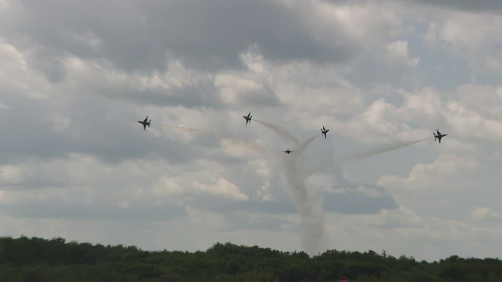 They'll be part of the Great State of Maine Air Show at Brunswick Landing this weekend. The last time the Thunderbirds were at the air show was 12 years ago.