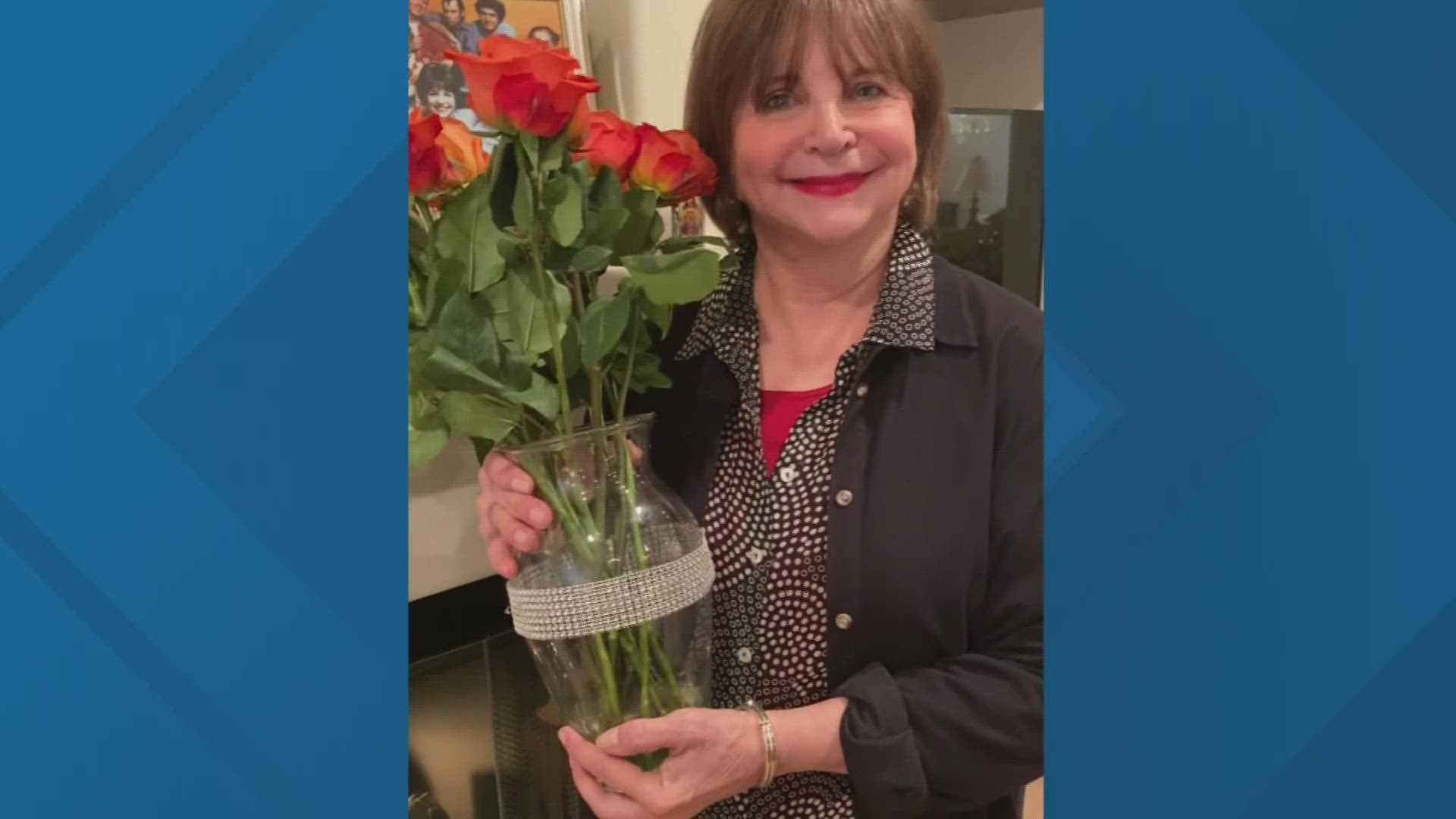 Actress Cindy Williams wishes Maine TV anchor Cindy Williams a happy retirement.