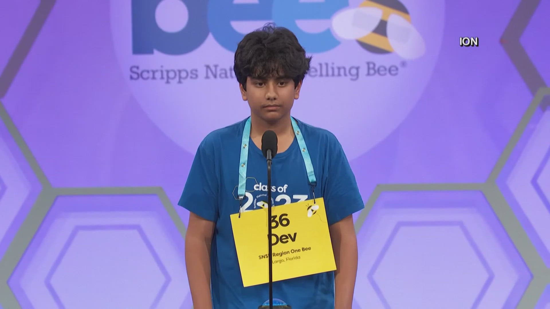 Dev Shah, 14, of Largo, Florida, spelled the word correctly and won the Scripps National Spelling Bee.