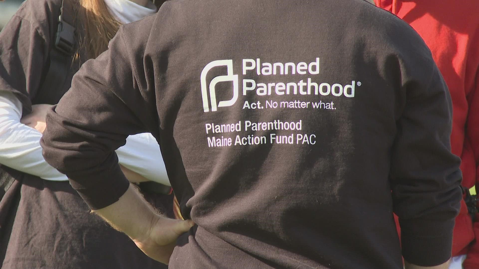 The Planned Parenthood of Northern New England and Speaker of the Maine House Ryan Fecteau hosted a "Men for Reproductive Rights" rally in Biddeford on Friday.