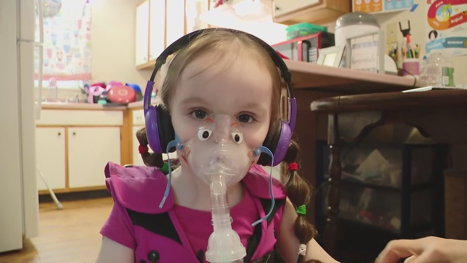 Melissa Boyd's three-year-old daughter, Rayleigh, has cystic fibrosis, among other conditions.